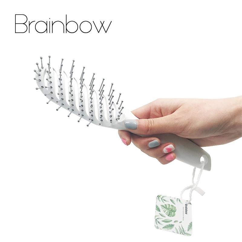 1piece Hair Brush Hair Scalp Massage Comb Handle Tangle Detangling Comb Hairdressing Styling Tools - V.I.P Digital Presence