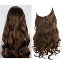 European And American Wig Piece Female Fishline Hair Extension Piece Chemical Fiber Matte High Temperature Silk Long Curly Human Hair - V.I.P Digital Presence