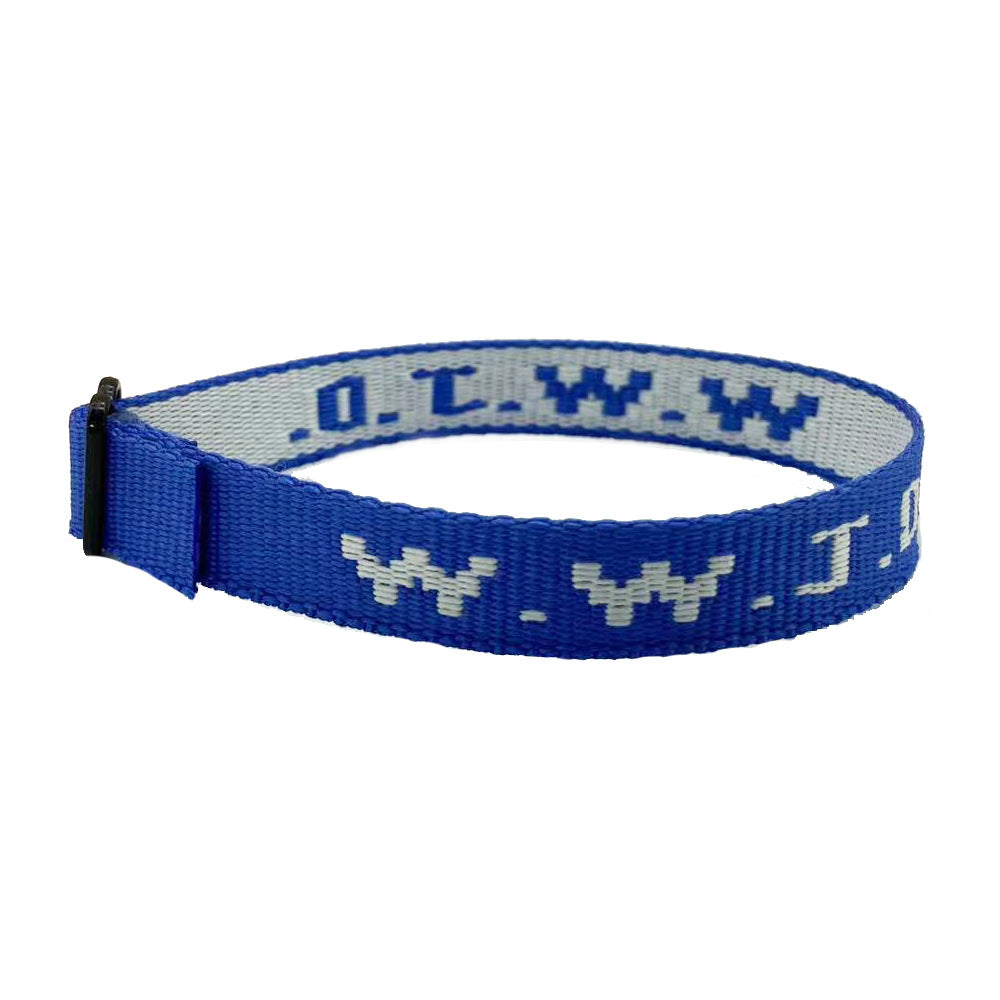 Alphabet Jacquard Printed Wrist Strap Bracelet Strap Unisex WWJD Bracelet Adjustable Bracelet - V.I.P Digital Presence