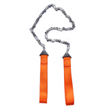 Outdoor hand zipper saw pocket chain saw garden tools 11/16/33 teeth 24 inch portable camping survival wire saw - V.I.P Digital Presence