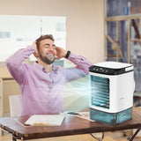 3-speed Portable Mini Air Cooler (900ML Tank) - Fan & Humidifier. For bedroom/office. - V.I.P Digital Presence