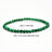 Vintage malachite beaded bracelet stacking style green bracelet men and women elastic jewelry - V.I.P Digital Presence
