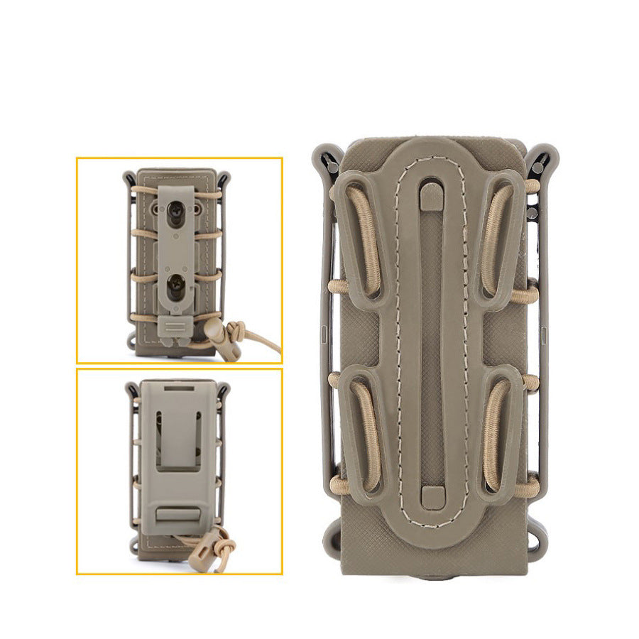 Live CS Tactical Waist Hanging Box 5.56&7.62 Elastic Scorpion Quick Pull Outdoor Multi purpose Kit - V.I.P Digital Presence