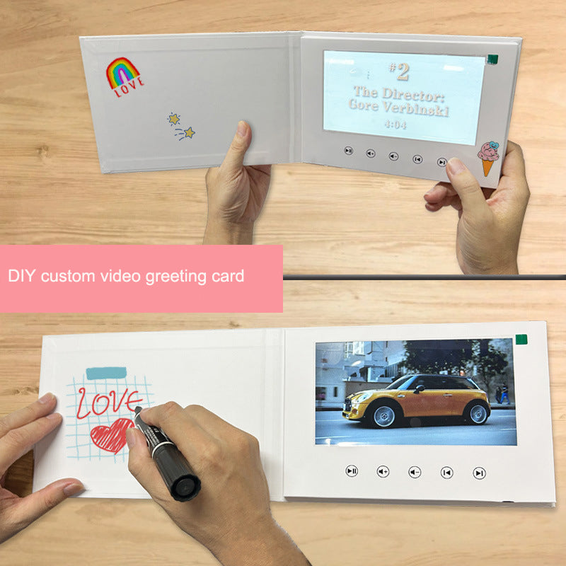 IPS video greeting card, 3D birthday music brochure, DIY custom video greeting card - V.I.P Digital Presence