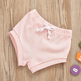 Baby Summer Clothing Newborn Baby Girls Casual Sleeveless Solid organic cotton Tops + Shorts 2pcs Clothes Set 1-3Years - V.I.P Digital Presence