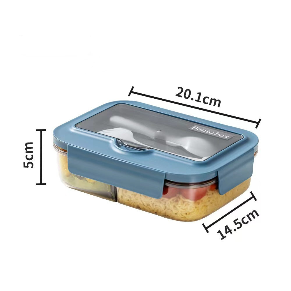 Japanese style microwaveable lunch box with compartments and cutlery - V.I.P Digital Presence
