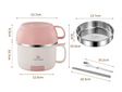 Anti-scalding 304 stainless steel lunch box instant noodle bowl with lid and handle lunch box - V.I.P Digital Presence