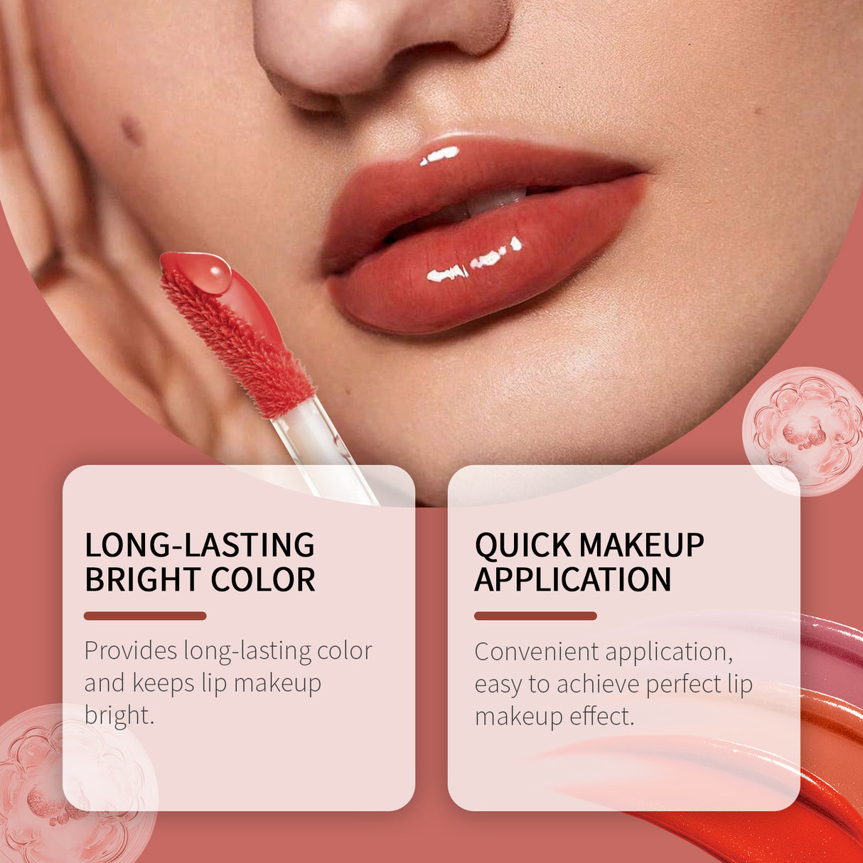 Lip Glaze Lip Moisturizing Color Bright Color Lasting Non-Fading Non-Stick Cup Portable Moisturizing Lip Glaze - V.I.P Digital Presence