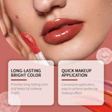Lip Glaze Lip Moisturizing Color Bright Color Lasting Non-Fading Non-Stick Cup Portable Moisturizing Lip Glaze - V.I.P Digital Presence