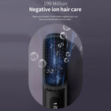 LCD wireless straightening comb rechargeable ceramic electric comb straightener portable negative ion non damaging heating comb - V.I.P Digital Presence
