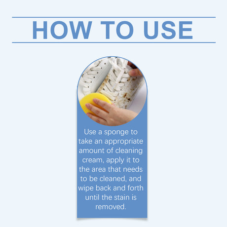 Shoe Decontamination Cleaning Cream Gentle Cleaning Effective Stain Removal Multi-Functional Shoe Cleaning Cream - V.I.P Digital Presence