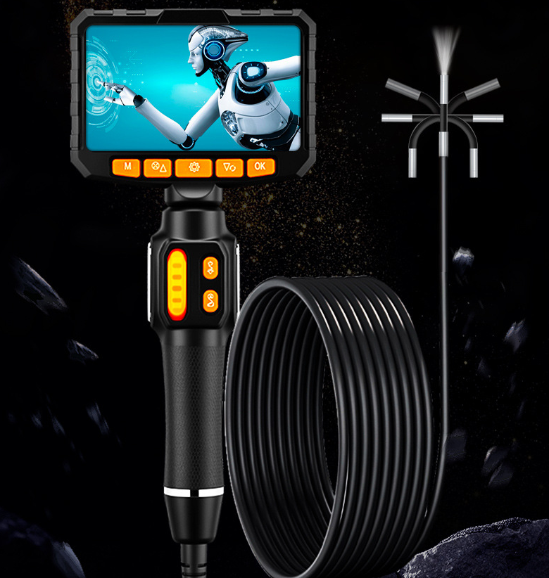Endoscope auto repair engine carbon deposition detection industrial pipeline inspection 360 degree steering waterproof - V.I.P Digital Presence