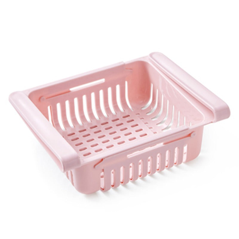 Retractable Refrigerator Divider Organizing Storage Rack Home Storage Rack Preservation Pull-Out Classification Box Refrigerator Partition Frame - V.I.P Digital Presence