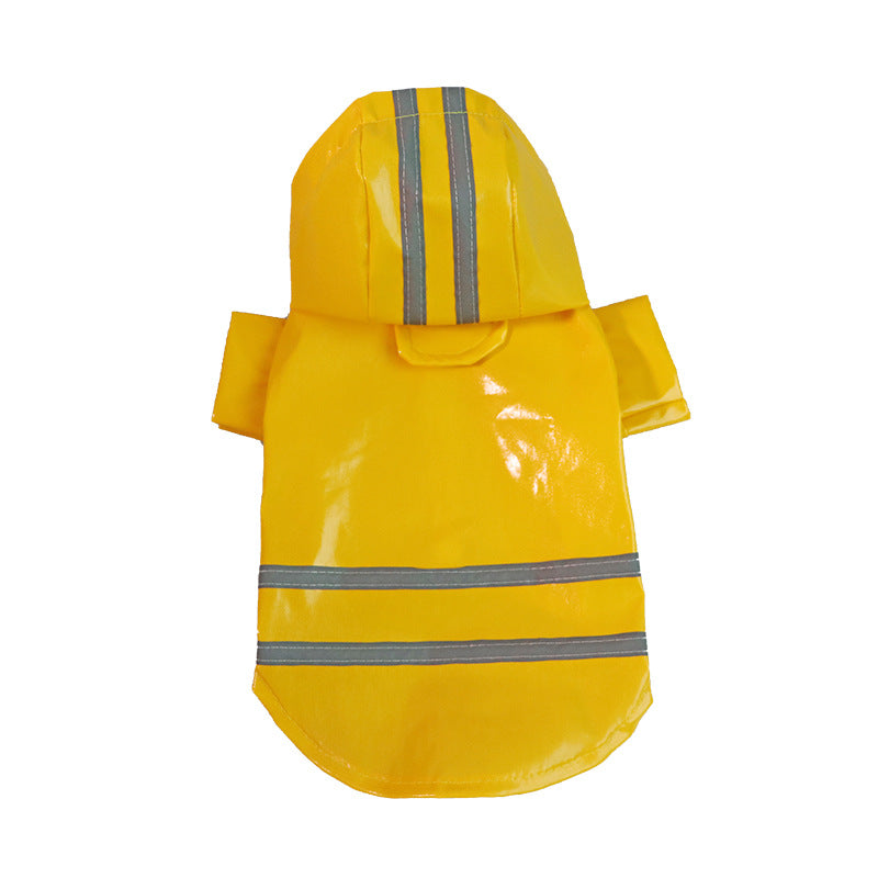 Pet Raincoat with Reflective Strips, Thickened Waterproof Raincoat for Small and Medium Dogs - V.I.P Digital Presence