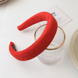 Candy colored velvet with wide edge sponge headband flocking - V.I.P Digital Presence