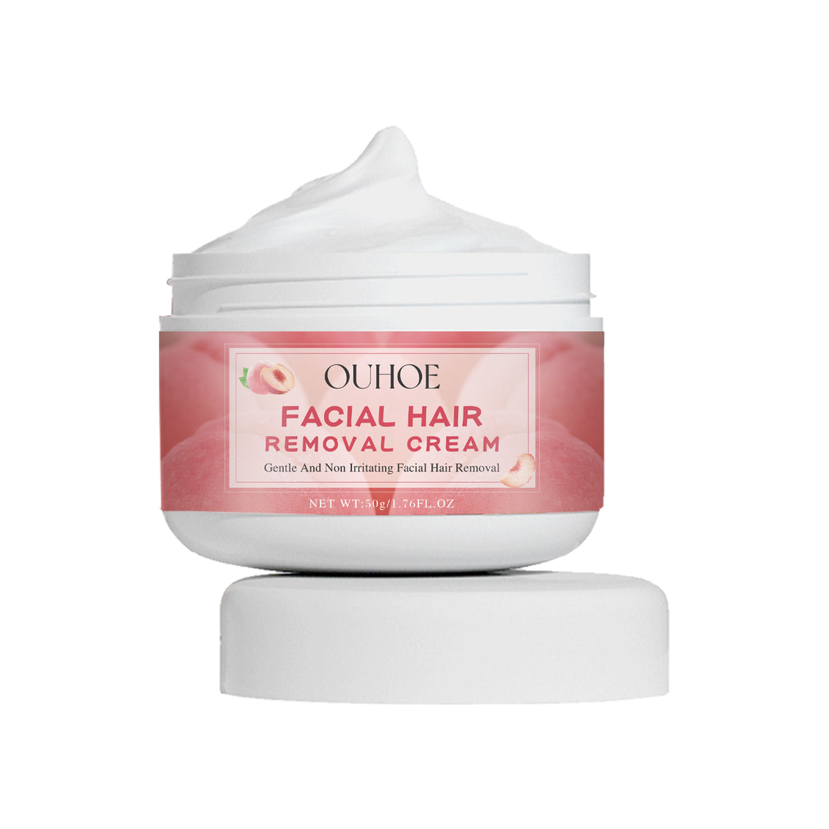 Ouhoe Peach Hair Removal Cream Gentle Non-Irritant Cleaning Ladies Facial Lip Hair Quick Hair Removal Cream - V.I.P Digital Presence