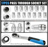 PassThru Ratchet Socket Set