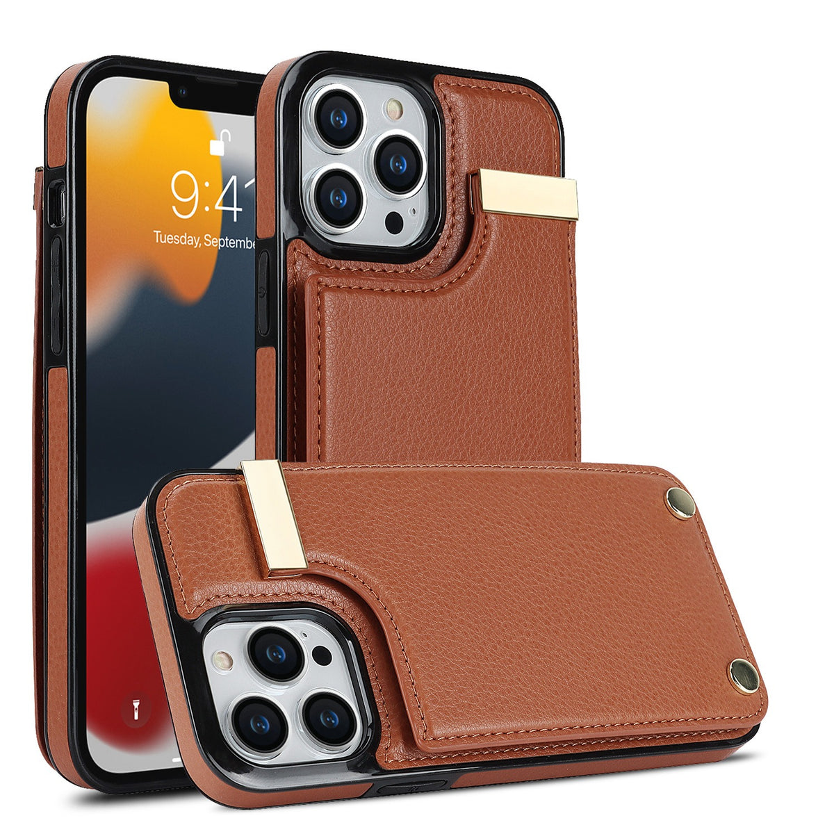 IPhone 15 Promax phone case suitable for Apple 14 organ card insertion phone case - V.I.P Digital Presence