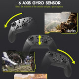 Private Model Adhesive Switch Wireless Bluetooth Controller with Vibration 6-Axis Sensory Switch Pro Gaming Controller - V.I.P Digital Presence