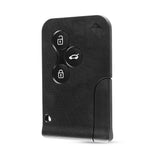 KEYYOU 3 Button Smart Card For Renault Clio Logan Megane 2 3 Koleos Scenic Card Case Black Car Key Fob Shell With Small Key - V.I.P Digital Presence