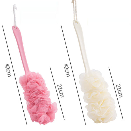 Long handled large bath brush, long handled scrubbing bath tool, flower bath brush, scrubbing bath brush, scrubbing bath ball, s - V.I.P Digital Presence