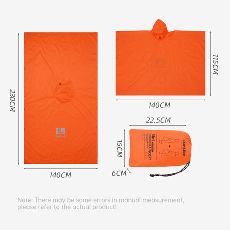3 - in - 1 Waterproof Rain Poncho for Outdoor Use: Motorcycle, Camping, Hiking & Travel - V.I.P Digital Presence