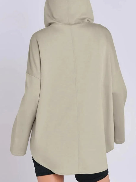 Quarter Zip Long Sleeve Hoodie - V.I.P Digital Presence