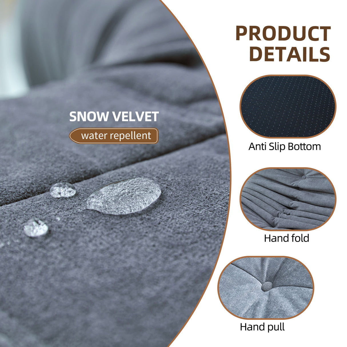 Floor sofa Bean Bag Chair for Adults Fireside Bean Bag Lounger Memory Foam Chair for Home, office, Apartment or Gaming Venue - V.I.P Digital Presence