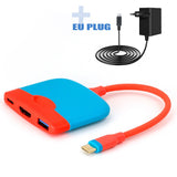 Suitable for Nintendo Type-C three in one docking station Switch portable base high-definition video cable converter - V.I.P Digital Presence