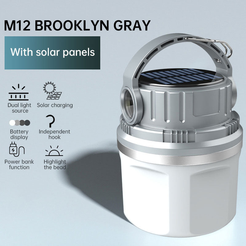 Outdoor Camping Light Solar Charging Camping Light LED Bulb Household Emergency Light - V.I.P Digital Presence