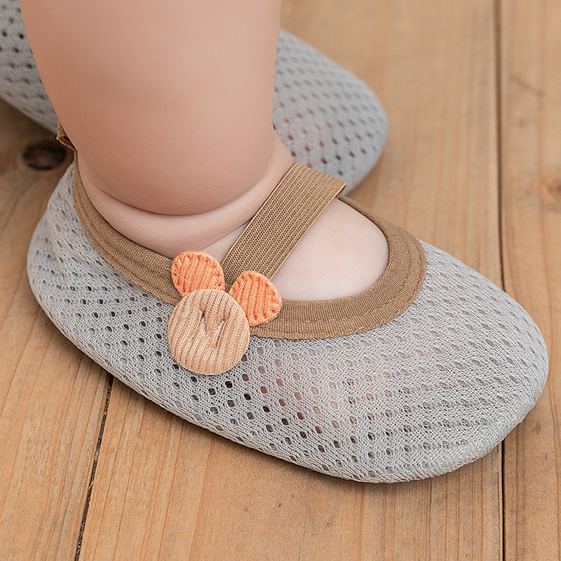 New Baby Floor Socks Baby Shoes Socks Indoor Shoes Dispensing Non-Slip Soft Bottom Mesh - V.I.P Digital Presence