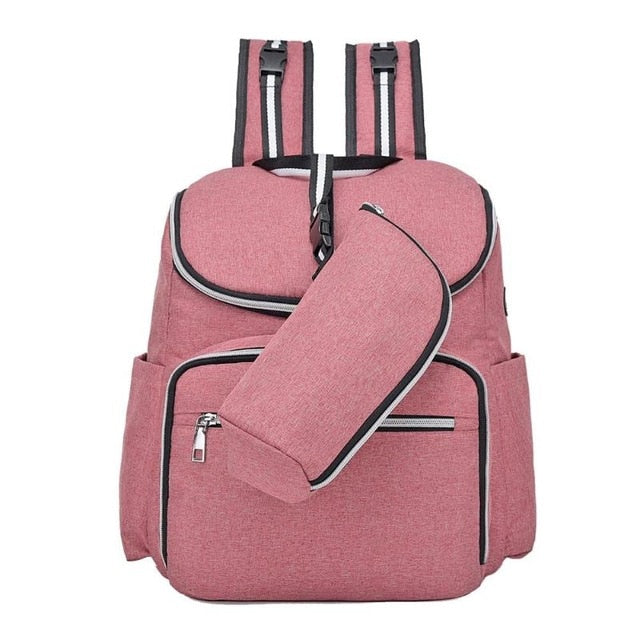 Fashion Maternity Diaper Bags Waterproof Mummy Nappy Bags Large Capacity Baby Care Nursing Bag Mother Multi-function Backpacks - V.I.P Digital Presence