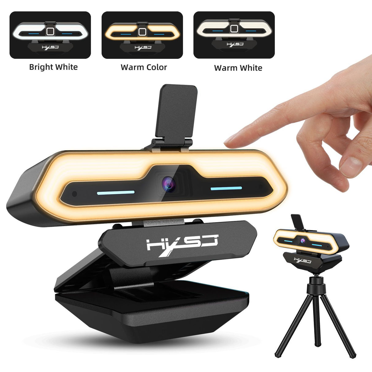 Computer camera with built-in microphone, AF autofocus, USB high-definition night vision, live streaming, video conferencing, online courses - V.I.P Digital Presence