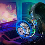 Head mounted gaming headphones wired e-sports luminous earphones mobile phones computers cool anchor headphones - V.I.P Digital Presence
