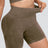 Washed High Waist Active Shorts - V.I.P Digital Presence