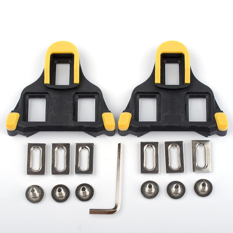 Bicycle Splint Set Special For Road Cycling Shoes|Riding Equipment Red And Yellow Optional Pedal 6 Degrees