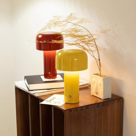 Light luxury mushroom bedside lamp creative bedroom atmosphere lamp USB charging small night lamp bar desk lamp - V.I.P Digital Presence