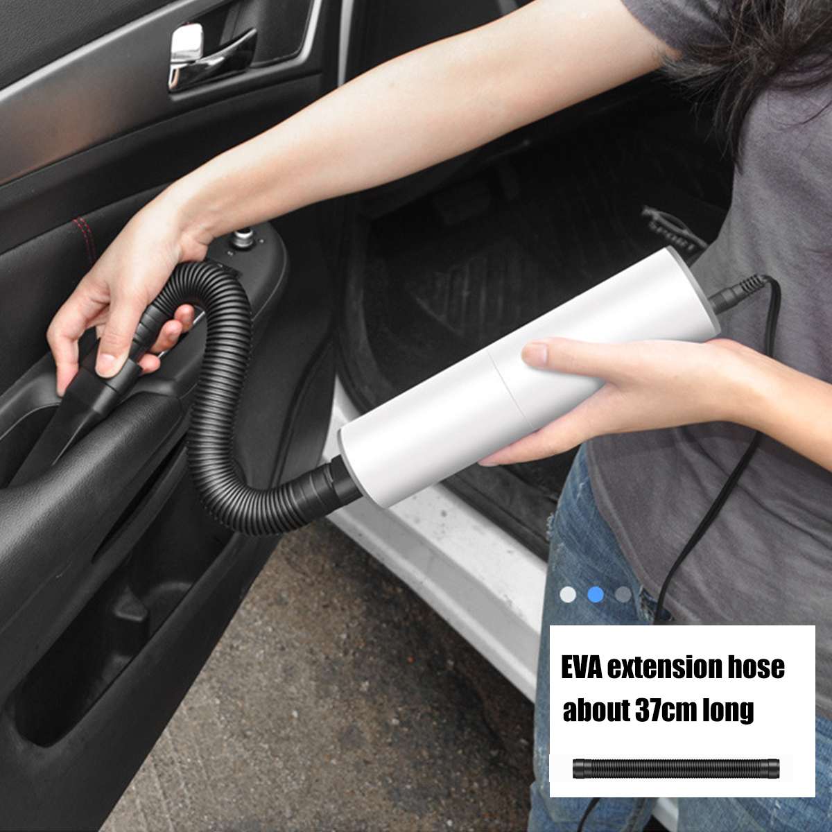 Mini 120W Suction Portable Vacuum Cleaner For Car Low Noise Handheld Car Vacuum For Car Home Computer Cleaning - V.I.P Digital Presence
