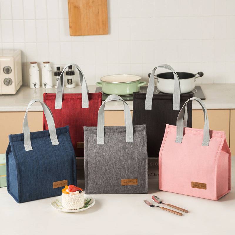 Fashionable and simple vertical large capacity portable insulated lunch bag - V.I.P Digital Presence