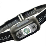 New COB Head Lamp LED Mini Head Lamp Type-C Rechargeable Outdoor Night Fishing Night Running Neck Lamp - V.I.P Digital Presence