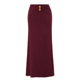 Strap decoration hollow neck hanging strap one-piece swimsuit women's long skirt set - V.I.P Digital Presence