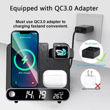 Multi functional clock wireless charging watch earphone wireless charging thermometer wireless charging 15W wireless charging - V.I.P Digital Presence