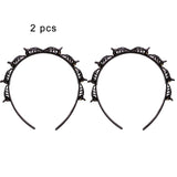 Black Braider Hair Clip Burst Pin Hairdo Bring Hair Hoop Multi-storey Wisp Air Weave Head Hoop Styling Tool - V.I.P Digital Presence