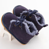 Newborn Baby Girl Boy Shoes Warm Snow Boots Toddler Infant Booties Prewalker Black White Pink - V.I.P Digital Presence