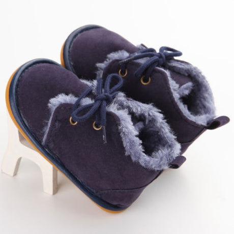 Newborn Baby Girl Boy Shoes Warm Snow Boots Toddler Infant Booties Prewalker Black White Pink - V.I.P Digital Presence