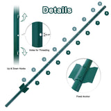Fence posts ranging from 5 feet to 10 bags, heavy-duty metal fence posts with U-shaped grooves - V.I.P Digital Presence