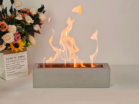 Rectangular desktop home restaurant heating stove desktop barbecue real brazier alcohol fireplace decoration bonfire stove - V.I.P Digital Presence