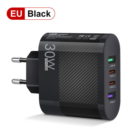 2USB Type-C 30W Mobile Phone Charger Multi Interface Travel Charging Head - V.I.P Digital Presence