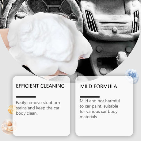 Automotive Spray Cleaner, Automotive Interior Glass Oil Film Decontamination Multi-Functional Foam Cleaner - V.I.P Digital Presence