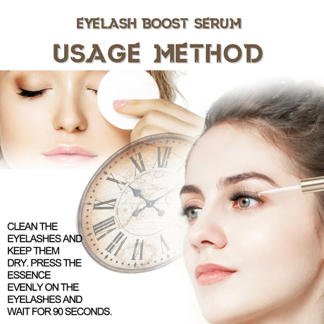 Eyelash Boost Serum, Black Thick Eyelashes Curling Beautiful Slender Long Natural Makeup Not Easy To Stain Mascara - V.I.P Digital Presence